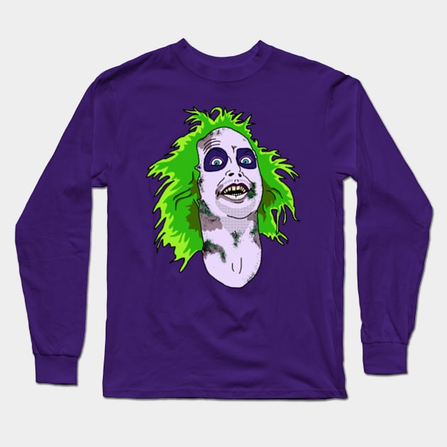 Beetlejuice Beetlejuice Beetle... Long Sleeve T-Shirt by Lydia's Green Light Closet 